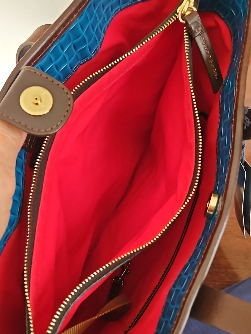 NWT  Dooney & Bourke Liliana Woven Leather Satchel with Matching Purse - Picture 8 of 16